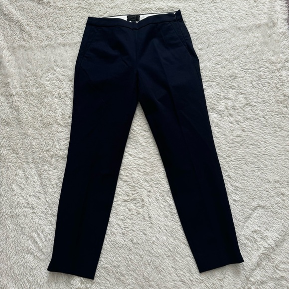 NWT J Crew Martie Navy Pant - Picture 1 of 7